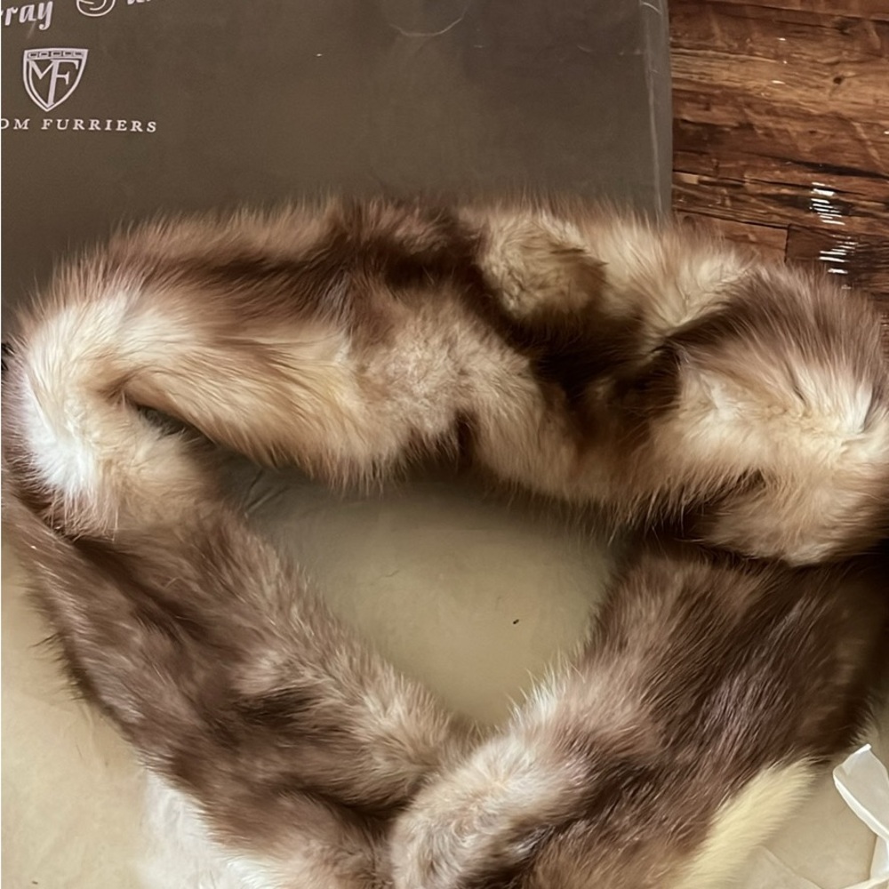 Vintage Authentic Fox Fur Wrap